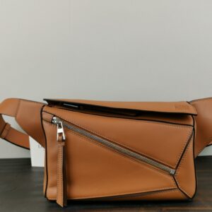 cow leather puzzle geometric bag