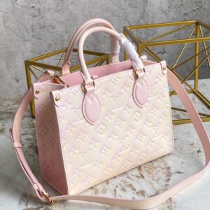 louis vuitton m46168 pink onthego small tote