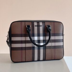 burberry exaggerated check ainsworth briefcase