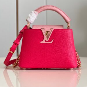 Louis Vuitton M20848 Red Capucines Mini Handbag