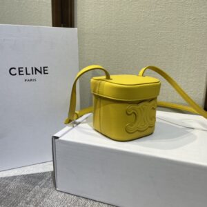 celine boxtriomphe series handbag exquisite bucket bag small square bag