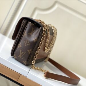 louis vuitton m46127 brown marceau chain bag