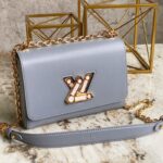 louis vuitton m59218 gray twist chain bag