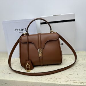 Celine 188003 Small 16 Bag In Satinated Calfskin