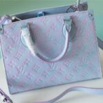 louis vuitton m46067 blue small tote bag