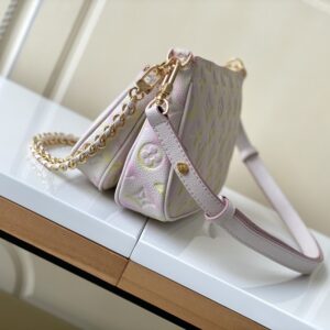 louis vuitton m46093 pink multi pochette accessories handbag