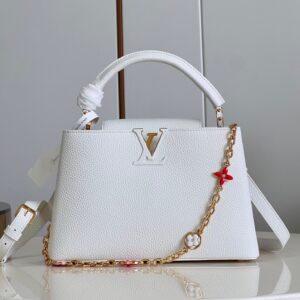 Louis Vuitton M59883 White Capucines Bag