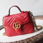 gucci 547260 marmont diamond pattern bag flap bag chain bag