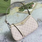 gucci 735145 oatmeal leather trim ophidia small handbag with the double g hardware