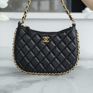 Chanel Black Medium 22B Shoulder Bag