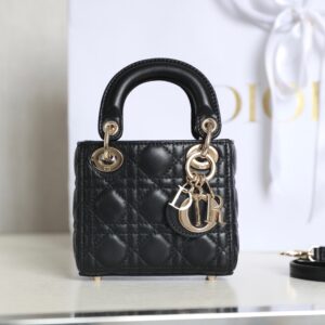 Dior S0856 Black Lady Dior Micro Bag