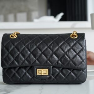 Chanel Black & Gold Hardware 2.55 Handbag