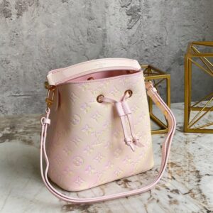 louis vuitton m46174 pink néonoébb bucket bag