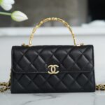 Chanel Large 22B Enamel Buckle Kelly Bag