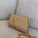 ysl kate small chain bag in grain de poudre embossed leather