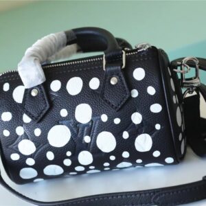louis vuitton 2023 printed m81910 replica designer handbags black dotted crossbody bag