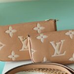 louis vuitton m80399 khaki multi pochette accessories handbag