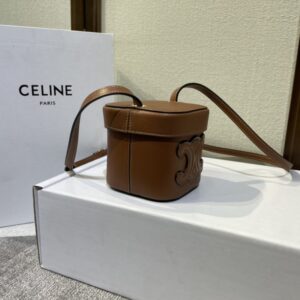 celine boxtriomphe series handbag exquisite bucket bag small square bag