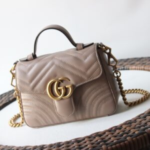 gucci 547260 marmont diamond pattern bag flap bag chain bag