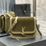 YSL 635025 Solferino Frosted Crossbody Bag