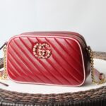 gucci 447632 gg marmont small matelassé shoulder bag