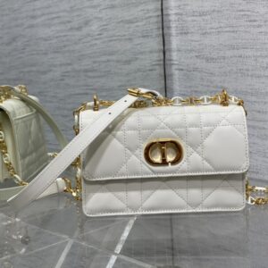 Dior S5169UDAX White Miss Caro Mini Bag