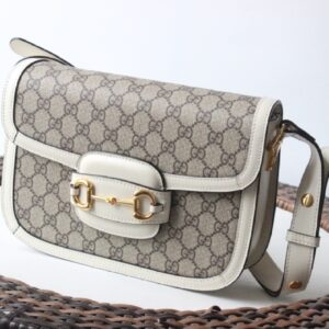 gucci 602204 gg supreme classic flap bag saddle bag