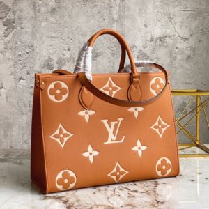 louis vuitton m45494 khaki onthego medium handbag