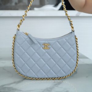 Chanel Light Blue Medium 22B Shoulder Bag