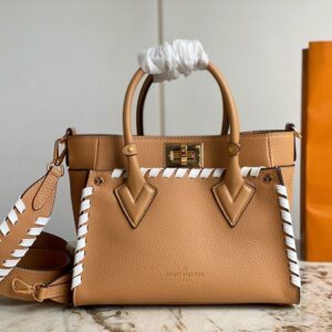 louis vuitton arizona brown on my side small handbag