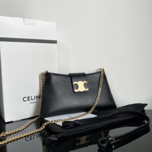 Celine 113673 Medium Wiltern Bag In Smooth Calfskin