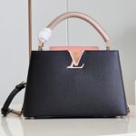 Louis Vuitton M21690 Black Capucines MM Handbag