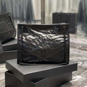 ysl black large shopping bag