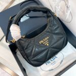 PRADA 1BA384 Nappa-Leather Mini Bag With Topstitching