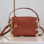 Louis Vuitton M21477 Brown Nicolas Ghesqui èRe Classic Petite Malle Handbag